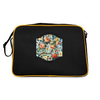 William Morris - Sac Retro - noir/or - Dos