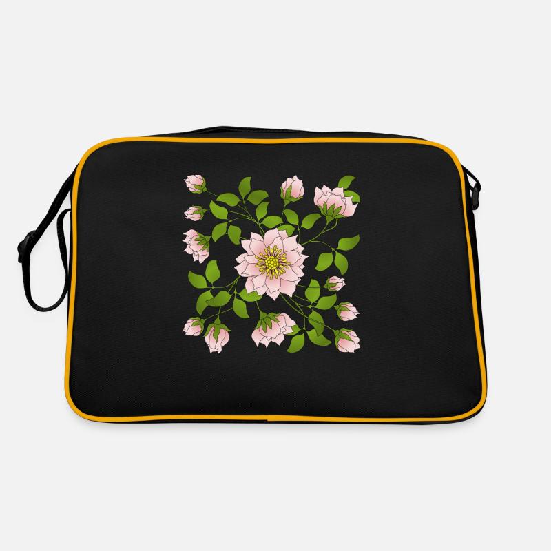 Fleur - Sac Retro - noir/or