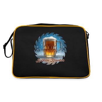 Blond Froid - Sac Retro - noir/or - Dos