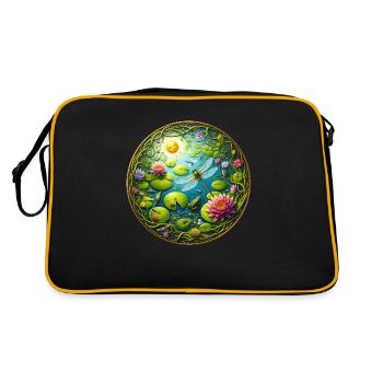 Lake Life - Retro Bag - black/gold - Back