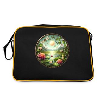 Lake of Dreams - Retro Bag - black/gold - Back