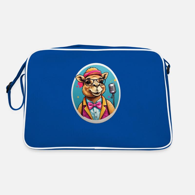 Lustiges Comic Kamel Retro Tasche