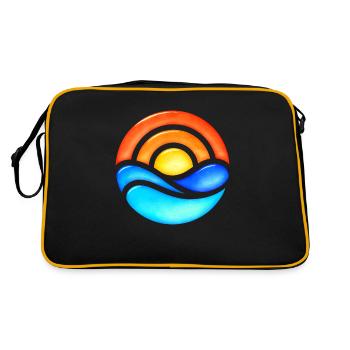 Verre rétro coucher de soleil - Sac Retro - noir/or - Dos