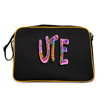 Ute2 - Retro Bag - black/gold - Back