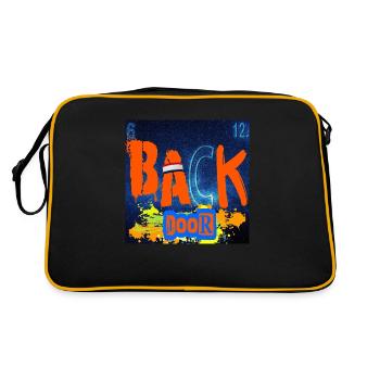 BACK DOOR CHEMISTRY - Sac Retro - noir/or - Dos