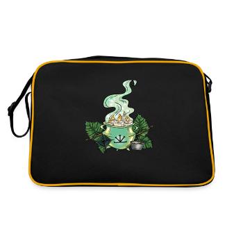 Chaudron de la sorcière Imbolc - Sac Retro - noir/or - Dos