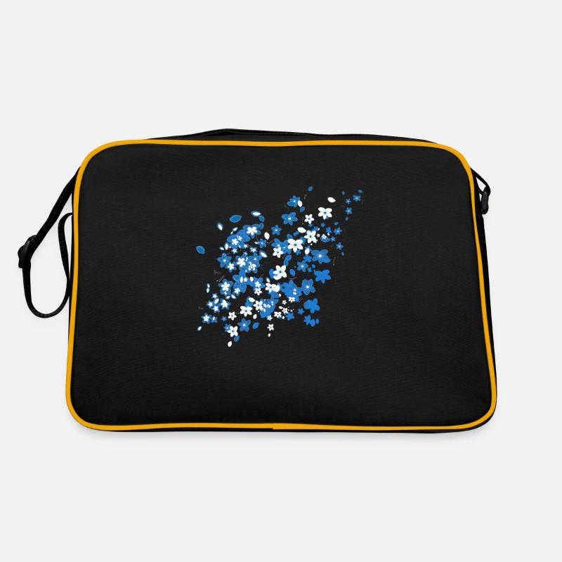 Blue Sakura - Retro Bag - black/gold