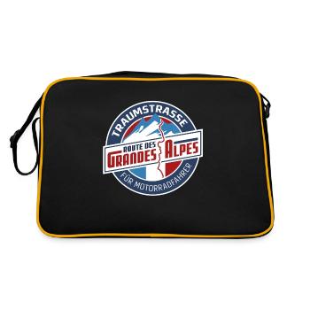 Dream road RdGA for motorcyclists - Retro Bag - black/gold - Back