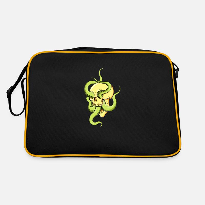 Skull with tentacles Retro Bag