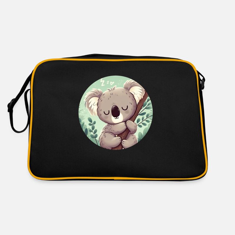 glücklicher Koalabär Koala Retro Tasche