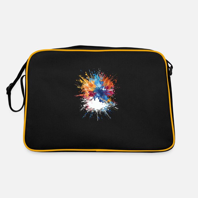 Farbexplosion Retro Tasche
