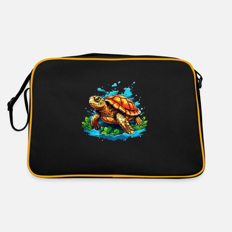 Cool Turtle Retro Bag