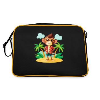 Jungle Junior: Playful Monkey Adventure - Retro Bag - black/gold - Back