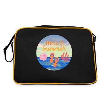 Bonjour l’été - Sac Retro - noir/or - Dos
