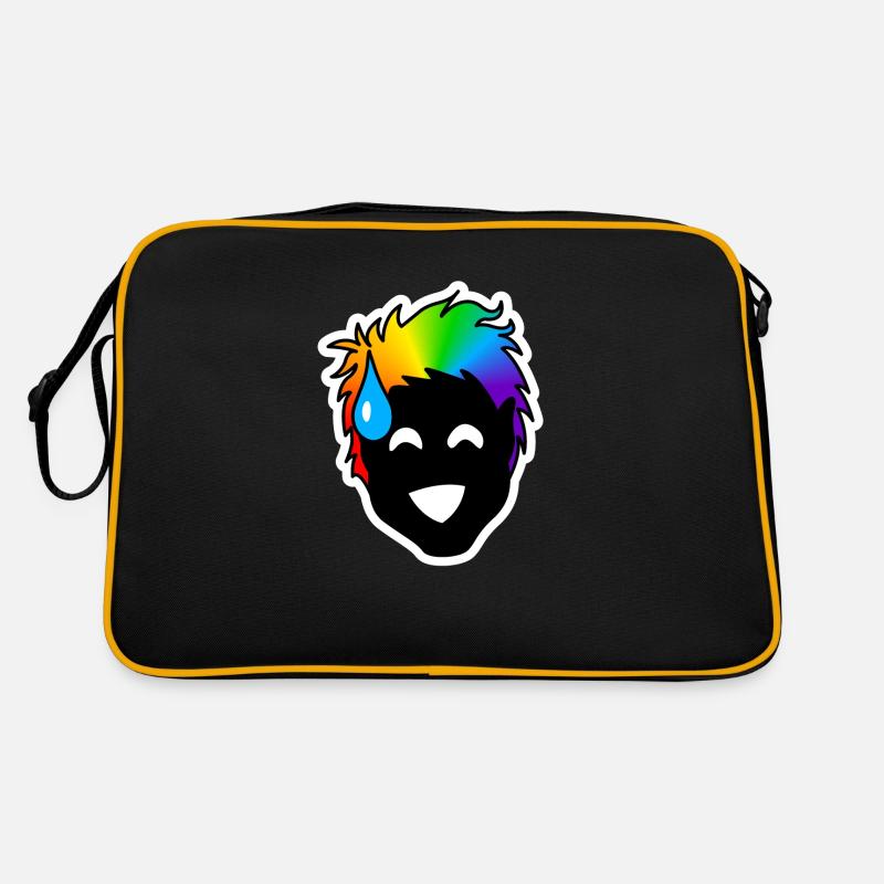 Nervous, Uncertain Laughter : Sticky Queer Pride Retro Bag