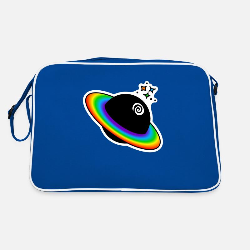 Rainbow Planet : Sticky Queer Pride Retro Bag