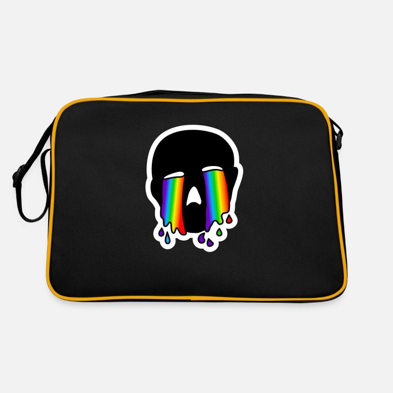 Heulend Weinend Hoch-Traurig : Sticky Queer Pride Retro Tasche