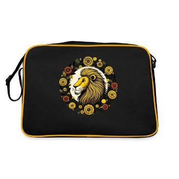 Souci Lion Lion - Sac Retro - noir/or - Dos