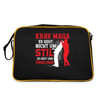 Krav Maga Arts Martiaux Sports de contact - Sac Retro - noir/or - Dos