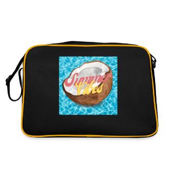 Summer Vibes - Retro Bag - black/gold - Back