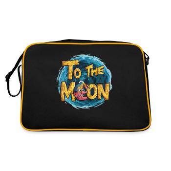 Vers la Lune - Sac Retro - noir/or - Dos
