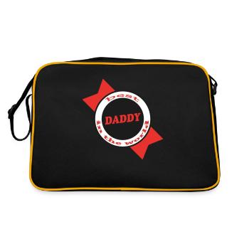 The best DADDY - Retro Bag - black/gold - Back