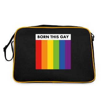 Né ce gay - Sac Retro - noir/or - Dos