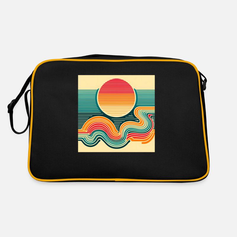 Coucher de soleil rétro 2 Sac Retro