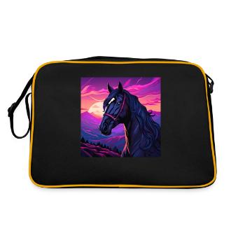 Art du cheval - Sac Retro - noir/or - Dos