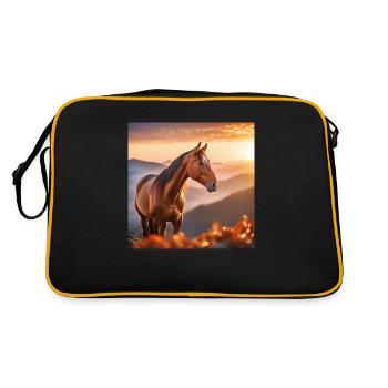 Art du cheval - Sac Retro - noir/or - Dos