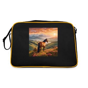 Art du cheval - Sac Retro - noir/or - Dos