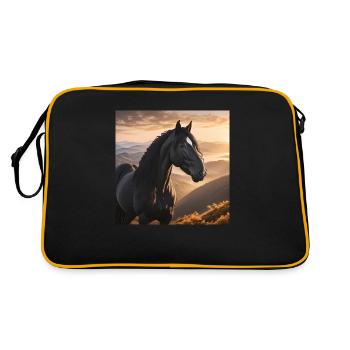 Art du cheval - Sac Retro - noir/or - Dos
