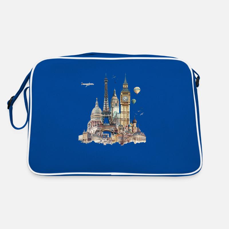 Les points de repère sont généralement des bâtiments Sac Retro