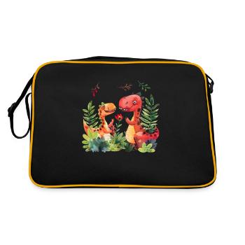Why are dinosaurs so popular with children? - Retro Bag - black/gold - Back