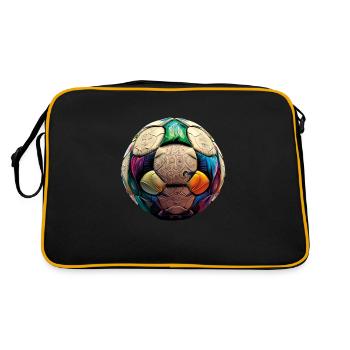Football abstract - Retro Bag - black/gold - Back