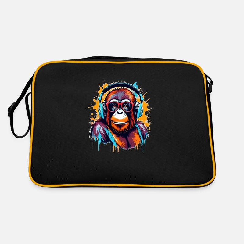 DJ Affe Orang-Utan Retro Tasche