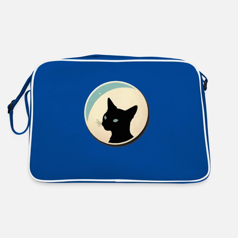 Silhouette de chat Sac Retro