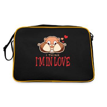 Écureuil Écureuil - Je pense que je suis amoureux - Sac Retro - noir/or - Dos