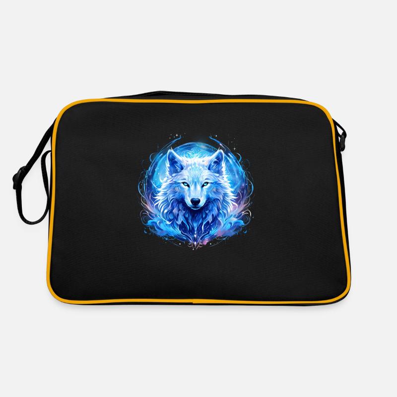 Celestial Wolf Retro Bag