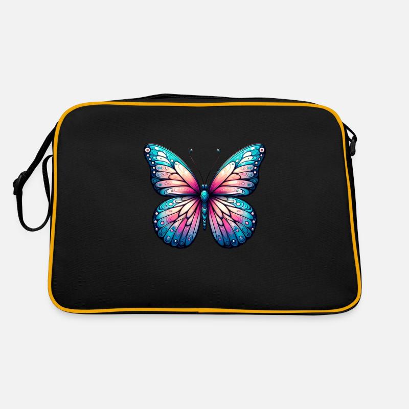 Papillon Magnifique - Élégance Envolée Sac Retro