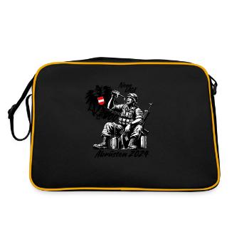 Désarmement des forces armées - Sac Retro - noir/or - Dos