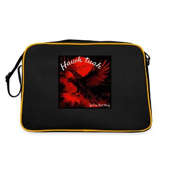 L’aigle Hawk Tuah - Sac Retro - noir/or - Dos