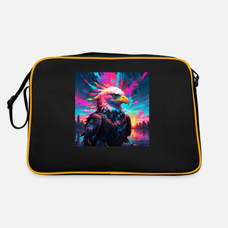 Neon Eagle Retro Bag