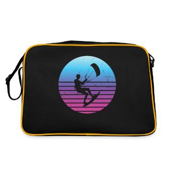 Kitesurf Kite Kite Kitesurfer Homme - Sac Retro - noir/or - Dos