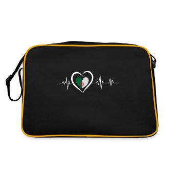 battement de cœur Algérie - Sac Retro - noir/or - Dos