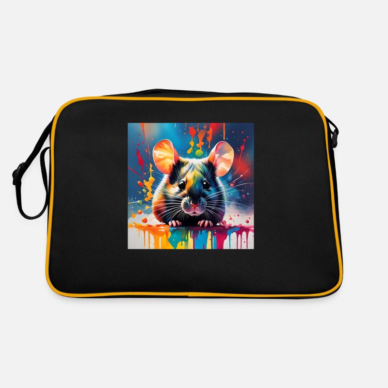 Couleur souris Sac Retro