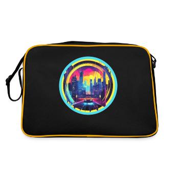 Bienvenue dans le futur - Sac Retro - noir/or - Dos