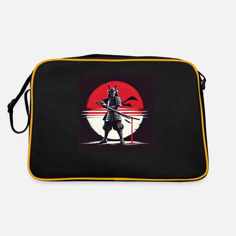 Mystical Samurai Retro Tasche