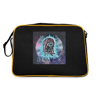 Skatepunk Femme Ms. Black - Sac Retro - noir/or - Dos
