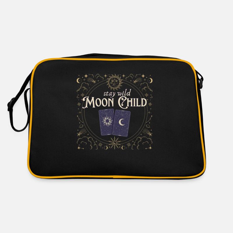 Stay wild Moon child magic witch celestial tarot Retro Tasche